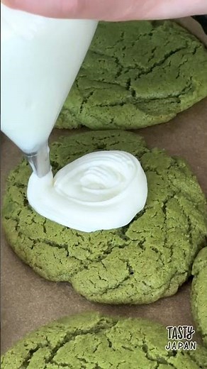【抹茶、抹茶、中も外も抹茶！】ダブル使いでカフェ級クオリティ♡とろける抹茶ティラミスクッキー / Matcha Tiramisu Cookies