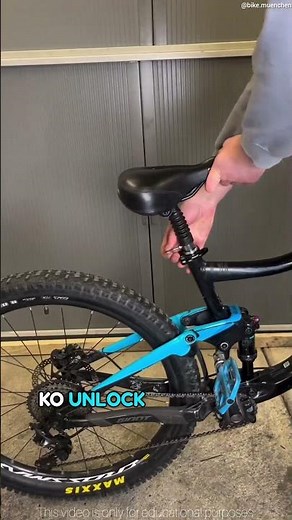 Anti theft bike seat | #shorts