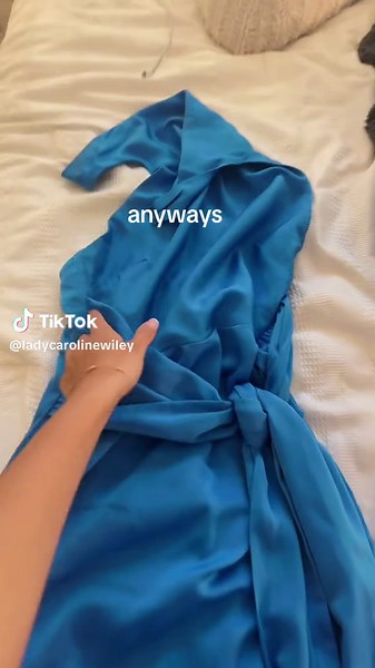 Caroline Wiley Blue Dress: Revolve Dress Outfit Ideas