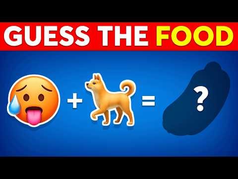 Guess The WORD By Emojis In 10 Seconds 🤔🍩🥤 Popular FOOD & DRINK Edition