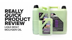 If you think that LIQUI MOLY Molygen engine oil is just a green gimmick, you'd be VERY wrong. Check out this Really Quick Product Review to learn how this oil provides optimum wear protection, reduces fuel consumption, and aids in extending the service life of your engine. | FCP Euro