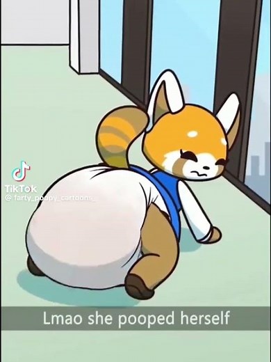 daiper poop red panda