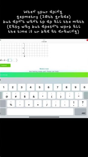 Easy trick as long as ur not bad at drawing. #IXL #math #trick