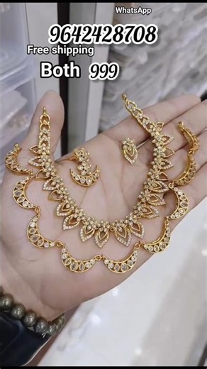 combo offers in beautiful neck sets #pravara #necklace #onegramegold #necksets #jewellery