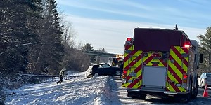 Two people hospitalized following crash in Orono