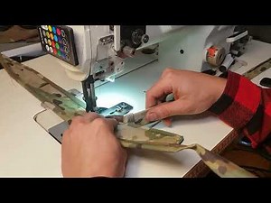 Sling Pad binding using parallel binder on Juki 1541