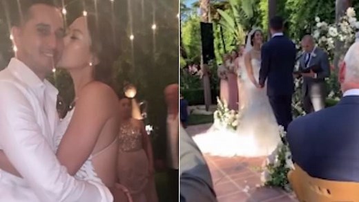 Golfer Michelle Wie marries Jonnie West in stunning ceremony