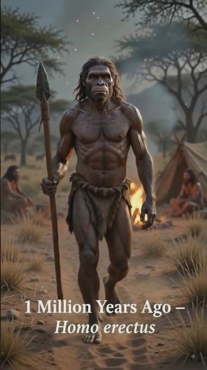 Evolution of Humans (7 Million Years) | Human Evolution Timeline in 40 Seconds 🧬🔥
