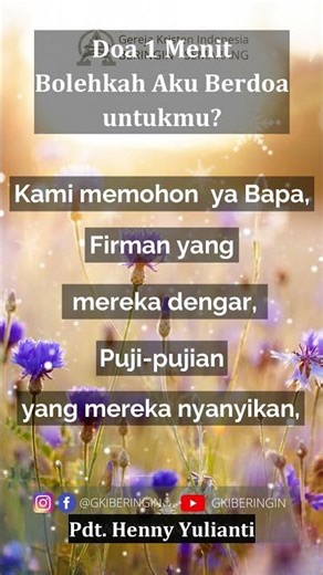 Doa 1 Menit | 8 Desember 2025