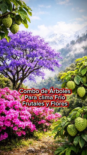 Combo de árboles ideales para clima frío