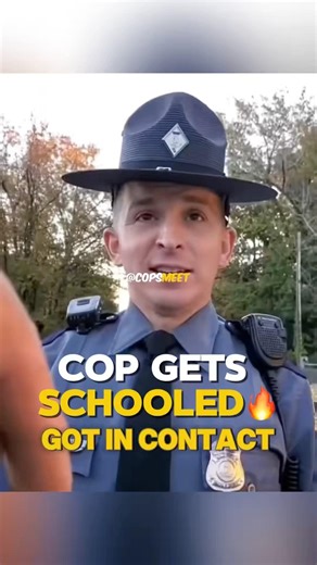 Cop gets schooled on constitutional rights🔥