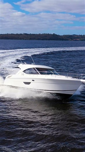 ✨Riviera 4400 Sport Yacht✨ Sleek design, luxurious layout and renowned sea-keeping, the Riviera 4400 has it all. Powered by twin Volvo Penta D6 435HP engines with IPS drives, this vessel delivers smooth, efficient cruising and effortless handling. The joystick control makes docking a breeze, while the new Raymarine Axiom Pro 12” plotter ensures precision navigation. A true testament to Riviera’s quality and craftsmanship. Get in touch with the team for further details or to arrange an inspection