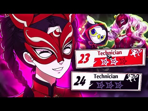 *NEW* BEATING TECHNICIAN STAGES 23 & 24 IN GLOBAL P5X! | PERSONA 5: THE PHANTOM X