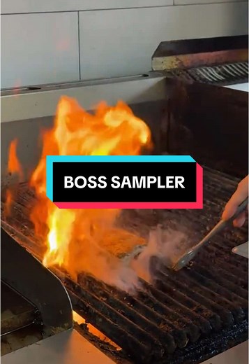 THE BOSS SAMPLER PACK 🍔 #ribs #burgers #foodporn #foodlover #bossburger #burgersanddreams #fastfood