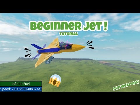 Beginner Jet TUTORIAL! Plane Crazy tutorial fast and easy