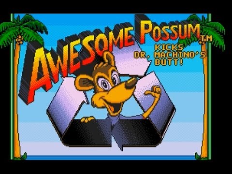Awesome Possum Kicks Dr. Machino's Butt! (Genesis) Playthrough - NintendoComplete