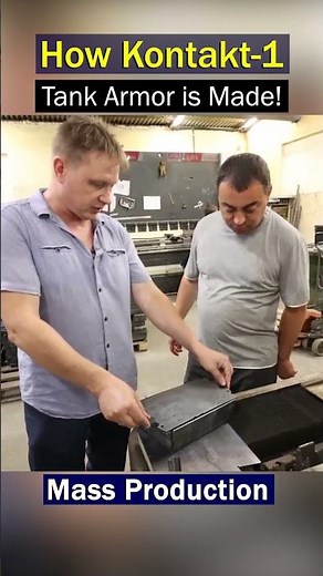 How Kontakt-1 Explosive Reactive Armor is Made!