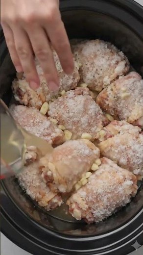 Slow Cooker Parmesan Chicken Thighs