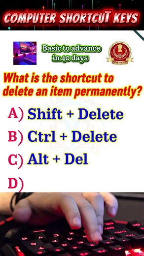 Computer Shortcut Keys Series 💯🔥#shorts #shortsfeed #viral #gk #computer#shortcutkeys#mcq #viralnow