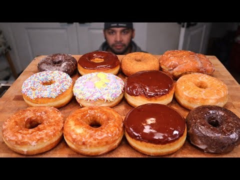 (ASMR) DONUTS MUKBANG