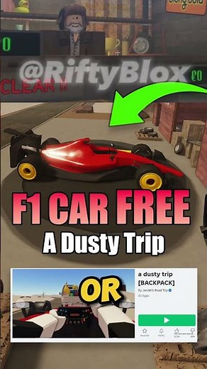 F1 CAR FREE? A Dusty Trip 1.6 Update TUTORIAL GLITCH?! #adustytrip