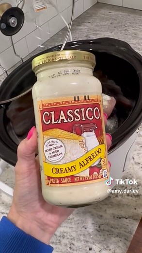 🍝SUPER EASY CROCKPOT meal you guys have to try it!!!! This one is chicken bacon ranch spaghetti in the crockpot. SOOO DELISH!!! It makes a ton of food & is perfect heated up as leftovers. (recipe below 👇) 🩷My crockpot is linked in my bio and all other kitchen gadgets are linked on LTK 🗒️🥘CHICKEN BACON RANCH SPAGHETTI RECIPE: 1. Throw 3 boneless skinless chicken breasts in your crockpot. Season with a packet of ranch seasoning, 2 tbsp minced garlic, 2 tbsp onion powder, 2 tbsp paprika, salt 