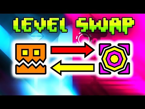 Geometry Dash LEVEL SWAP (with Doggie)