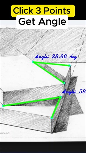 Click 3 Points & Measure Angle Instantly | OpenCV Python