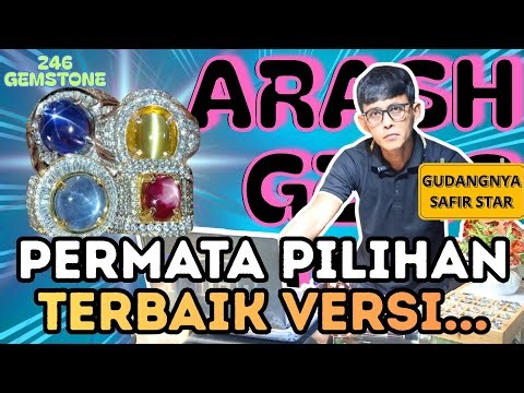 ✅HATI-HATI TERPESONA! Review Safir Star, Cat's Eye & Ruby Pilihan ARASH GEMSTONE