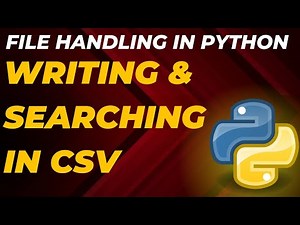 Class 12 CBSE Practical Program File Handling Create and Search in CSV File