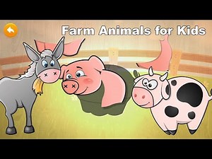 Super Cute Animal Puzzle Games – Farm Animal Names and Sounds for Toddlers