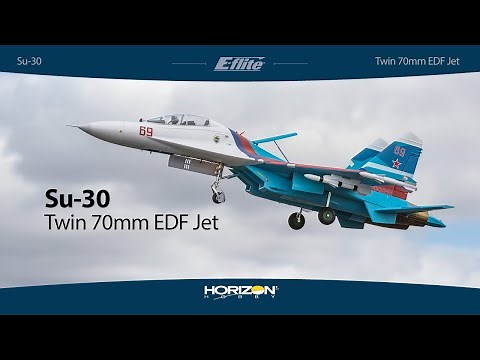 E-flite® Su-30 Twin 70mm EDF PNP & BNF Basic Jet