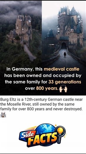 In Germany this medieval castle🏰 has been owned#usashorts #usa #germany