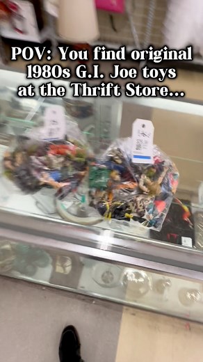 🧐 What’s Your Take on These?Spotted these two bags of vintage G.I. Joe figures at the thrift store—some great pieces in here, but the price is a bit steep. Would you grab them or pass?Here’s what I consider when deciding on a buy like this:✅ Figures & Condition – Some Joes can fetch great prices, but loose figures with broken o-rings or missing accessories need to be repaired and may lose value depending on condition. ✅ Price vs. Profit – At $89.99 and $29.99, there needs to be solid resale pot