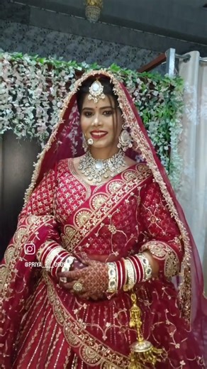 “Wait for the Bride Transformation 😍”#viral #wedding #bridal #transformation #reels