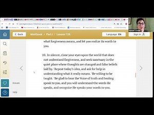 Discussion of A Course in Miracles Workbook - Lesson 126
