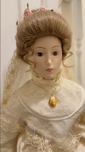Victorian Bride From Franklin Mint Heirloom Dolls 1986 Edition