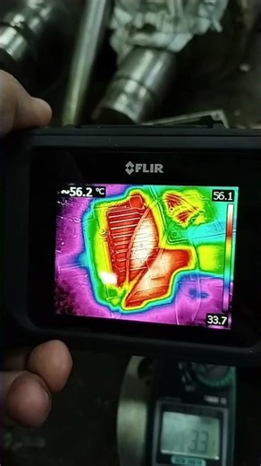 Cek suhu dan amper motor 1 hp #shorts #machine #motorlistrik