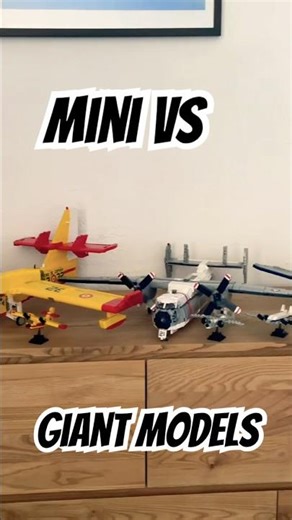 Mini VS Giant LEGO models !