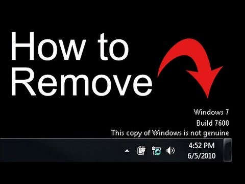 How to Remove Windows 7 build 7601 this copy of windows is not genuine (Easy FIX)