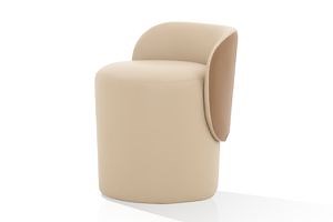 [Hot Item] Elegant PVC Bedroom Stool with Luxurious Leather Cushion