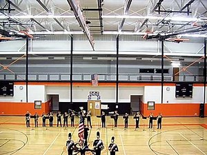 Trombone Choir Performs National Anthem