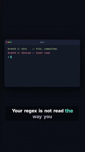 JavaScript regex picked the wrong word — how regex actually works