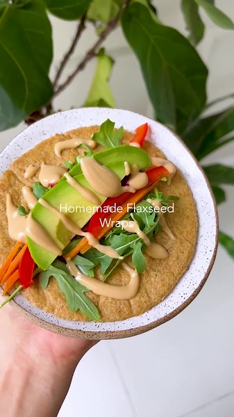 Simple Homemade Flaxseed Wraps Recipe