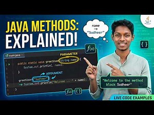 Java Methods with Parameters Explained | Java Tutorial for Beginners