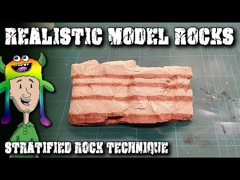 Modelling Realistic Rocks - Stratified Rock Technique