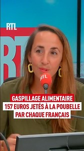 "On average, French people throw away 157 euros a year in the trash"