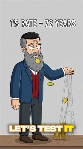 The 7-Second Trick to Double Your Money⏱️#RuleOf72 #MathHack #CompoundInterest #Investing #MoneyTips