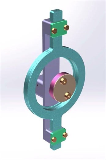 Slider-Crank Mechanism | Rotary to Reciprocating Motion ⚙️ #shorts