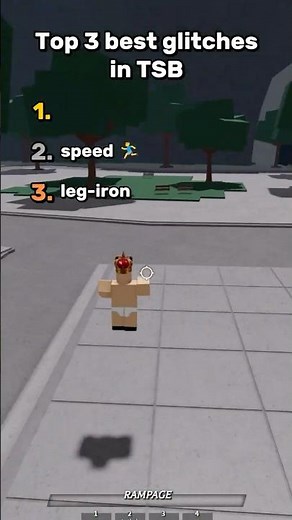 Top 3 best glitches in TSB #roblox #saitamabattlegrounds #thestongestbattlegrounds